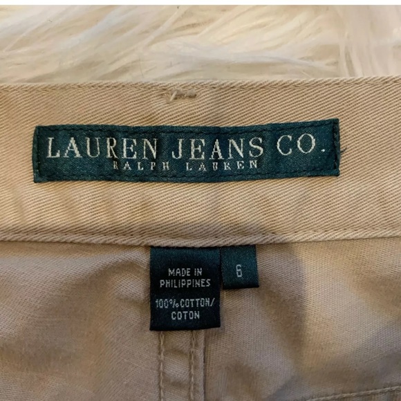 RALPH LAUREN Khaki Classic Straight Leg Pants - Picture 3 of 3